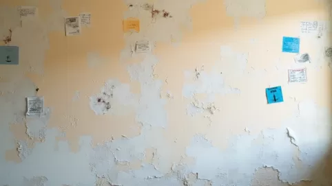 Jak usunąć stare naklejki ze ściany